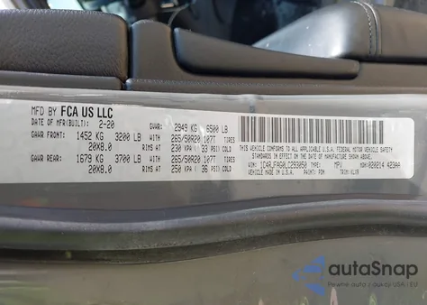 2020 Jeep Grand Cherokee Altitude 4X4 from USA, damaged, VIN 1C4RJFAG0LC293050